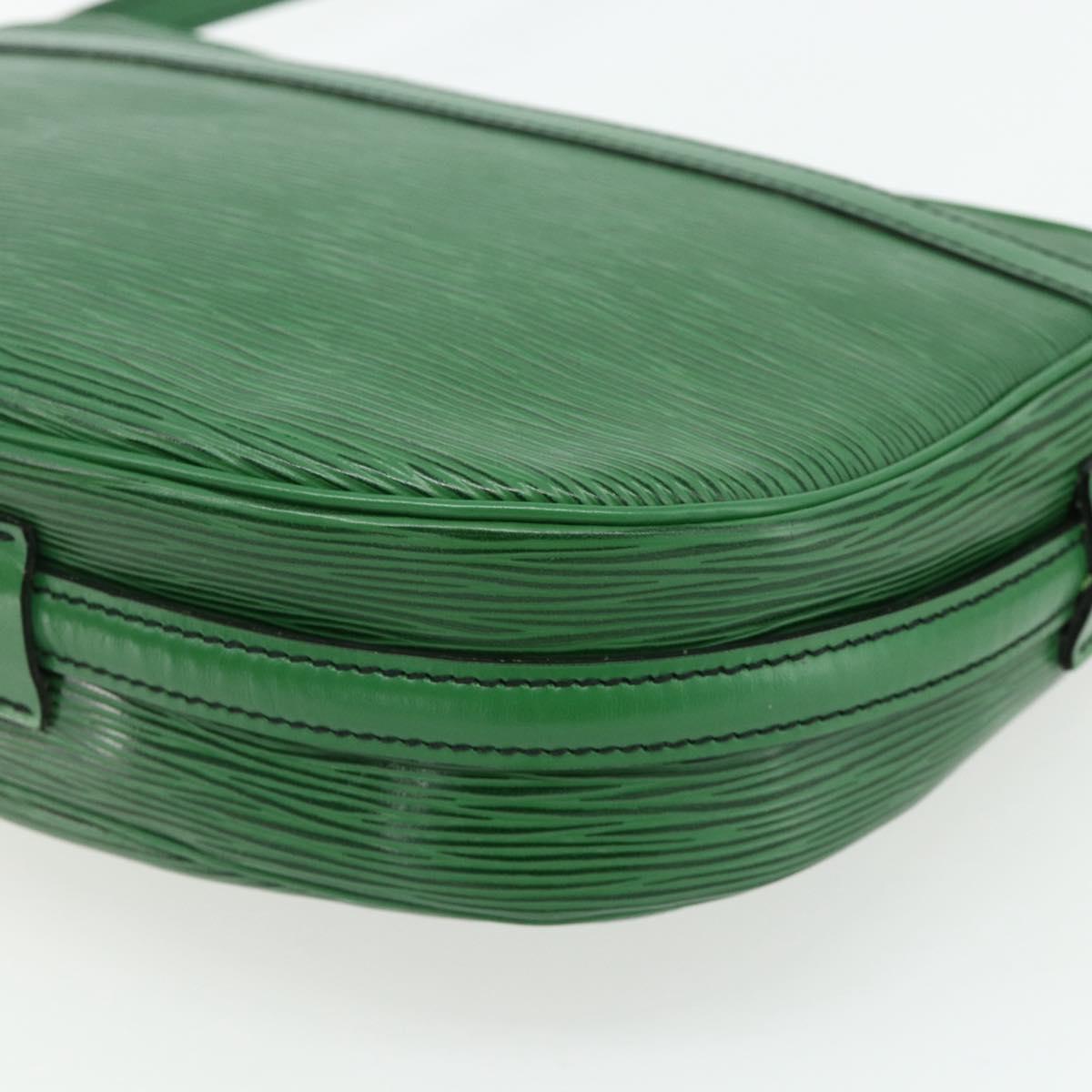 LOUIS VUITTON Epi Jeune Fille MM Shoulder Bag Green M52154 LV Auth ep14366A