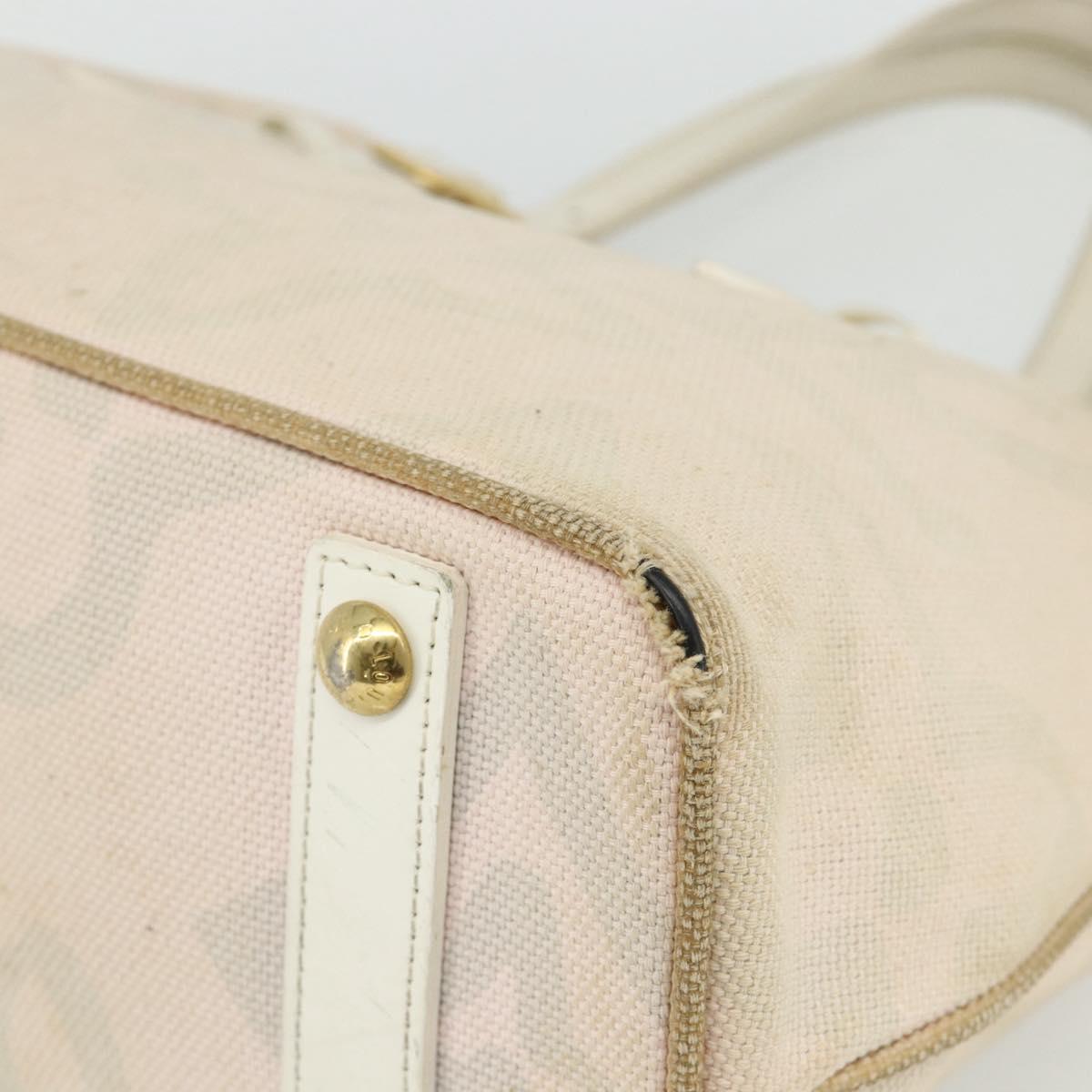 LOUIS VUITTON Cruise line Taicienne PM Bag Canvas Pink M95672 LV Auth ep14376