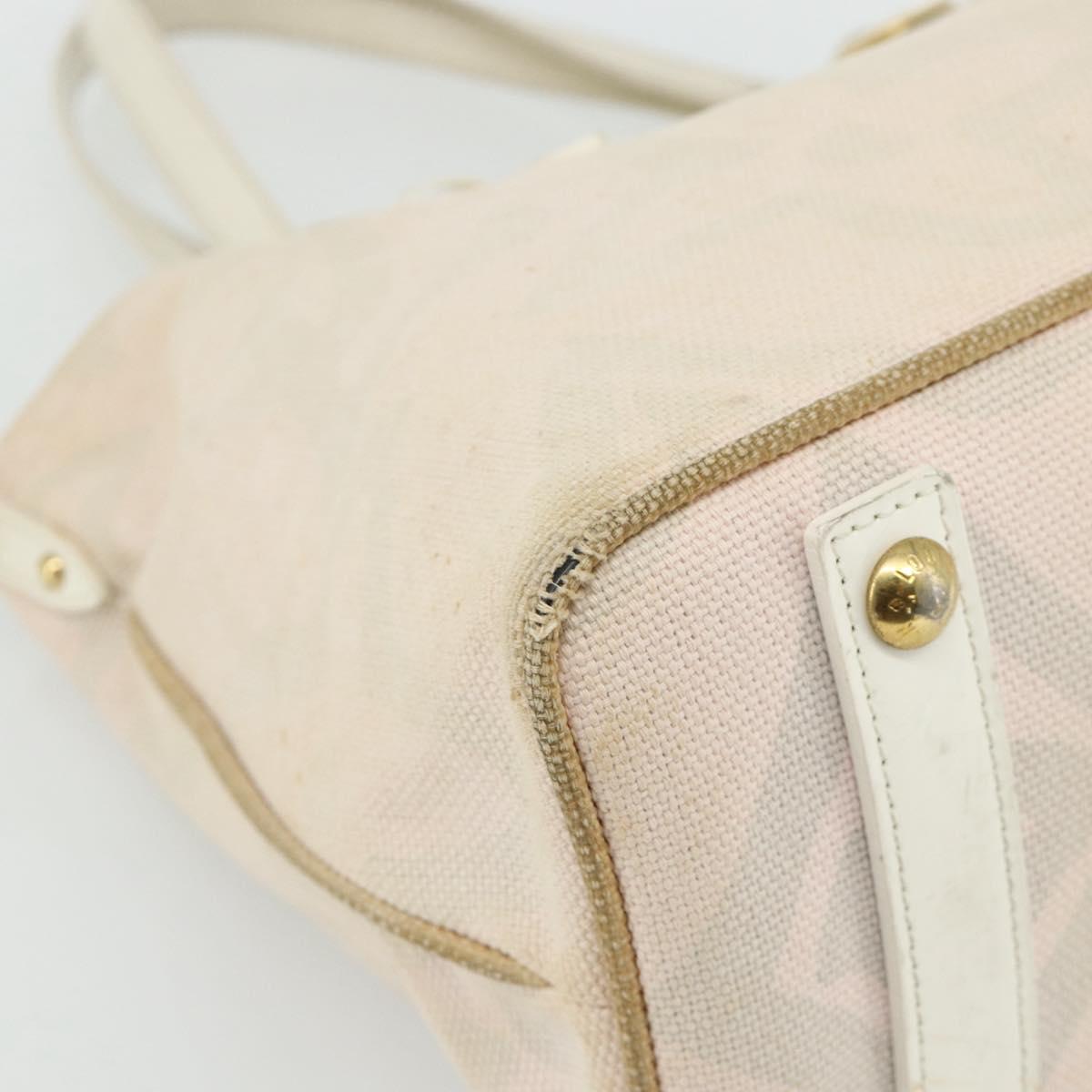 LOUIS VUITTON Cruise line Taicienne PM Bag Canvas Pink M95672 LV Auth ep14376