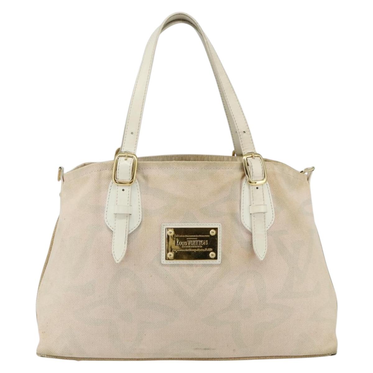 LOUIS VUITTON Cruise line Taicienne PM Bag Canvas Pink M95672 LV Auth ep14376