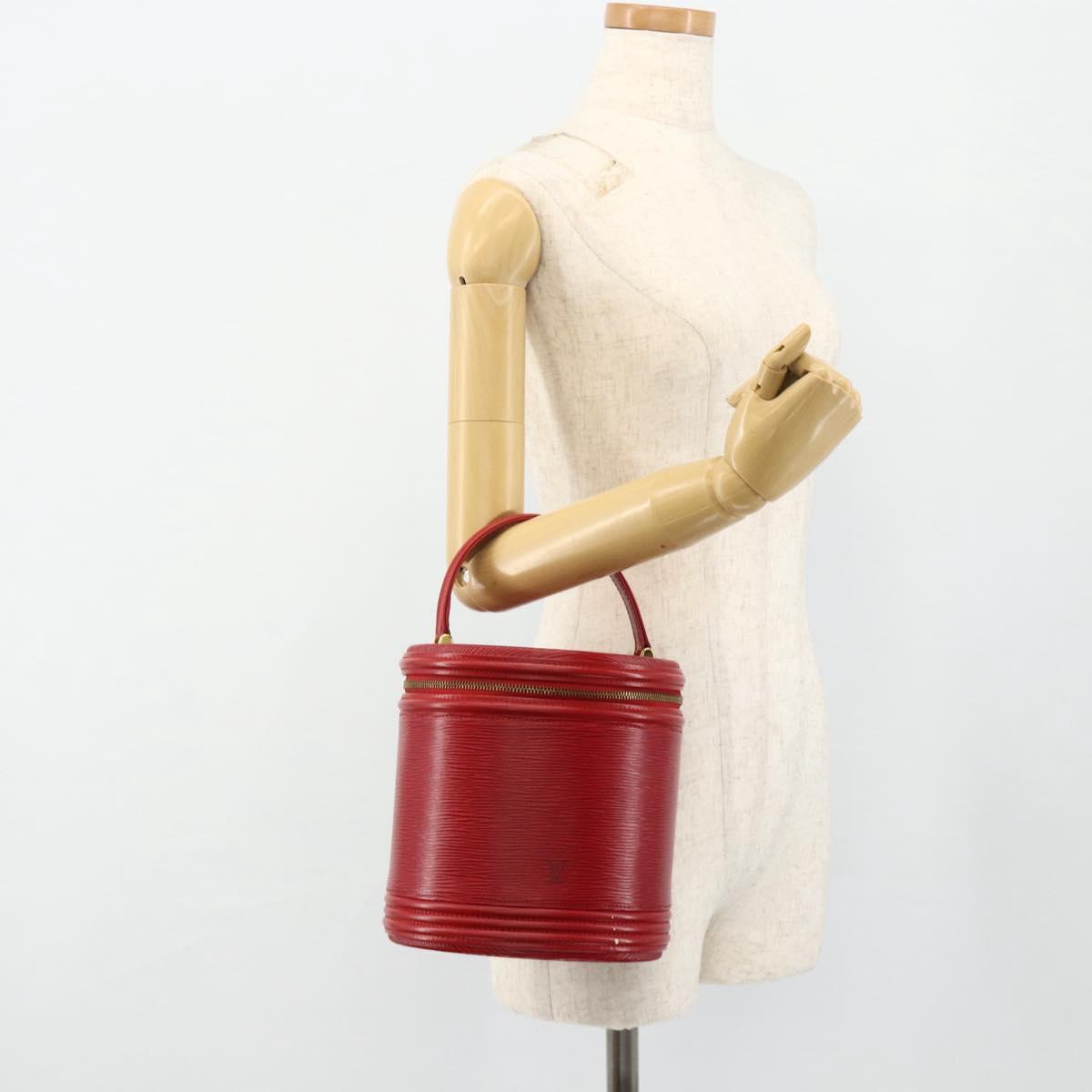 LOUIS VUITTON Epi Cannes Hand Bag Red M48037 LV Auth ep14383A