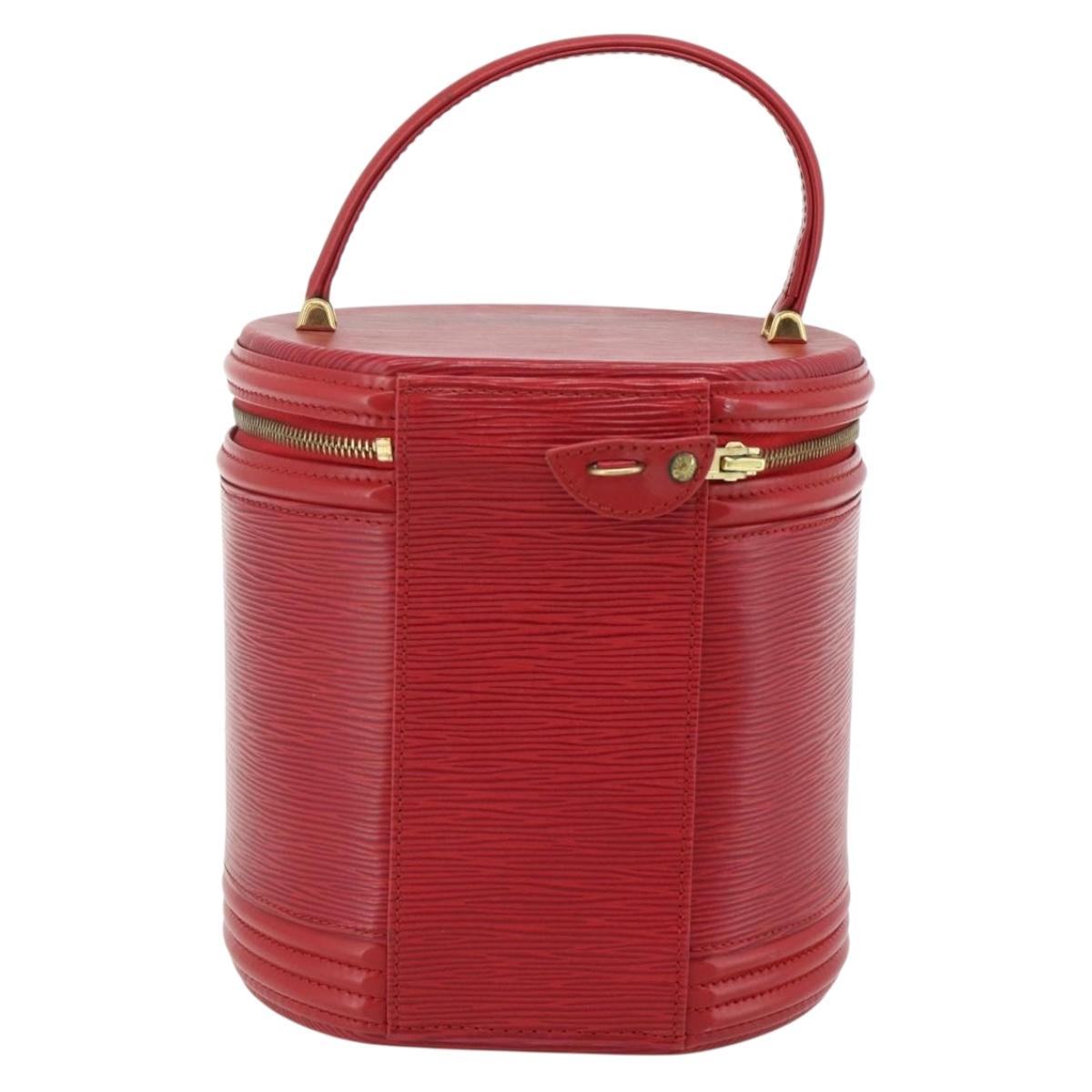LOUIS VUITTON Epi Cannes Hand Bag Red M48037 LV Auth ep14383A
