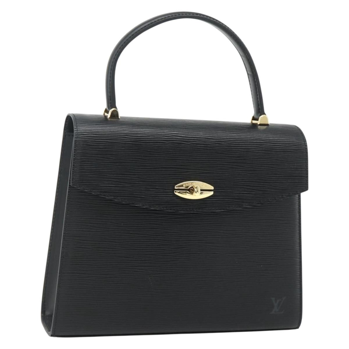 LOUIS VUITTON Epi Malesherbes Hand Bag Black M52372 LV Auth ep14395A
