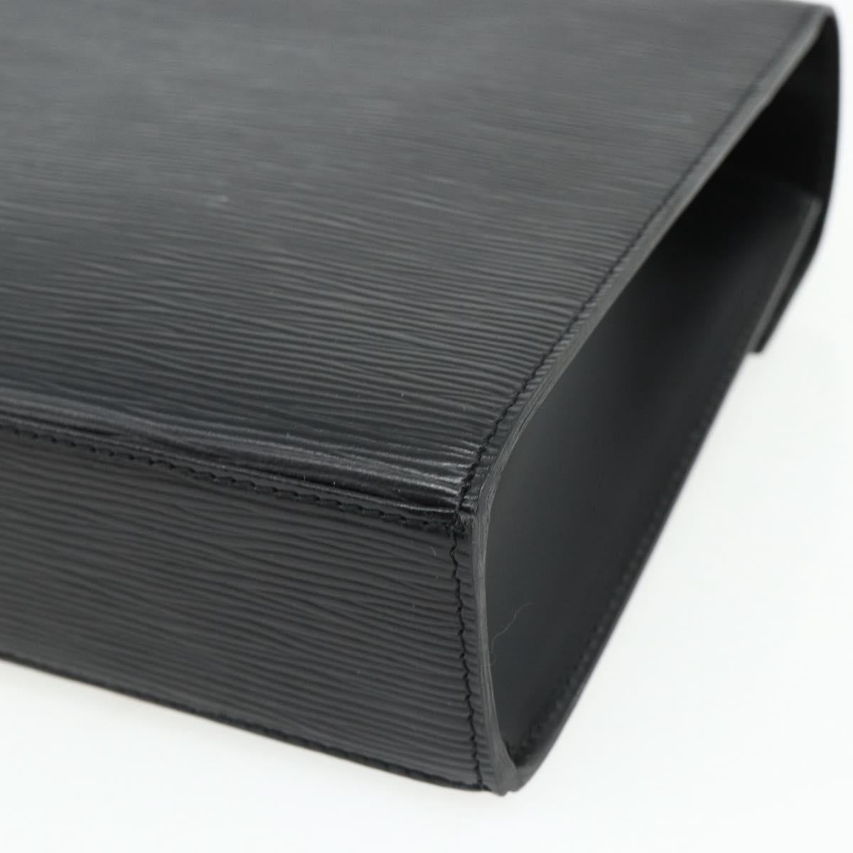 LOUIS VUITTON Epi Malesherbes Hand Bag Black M52372 LV Auth ep14395A