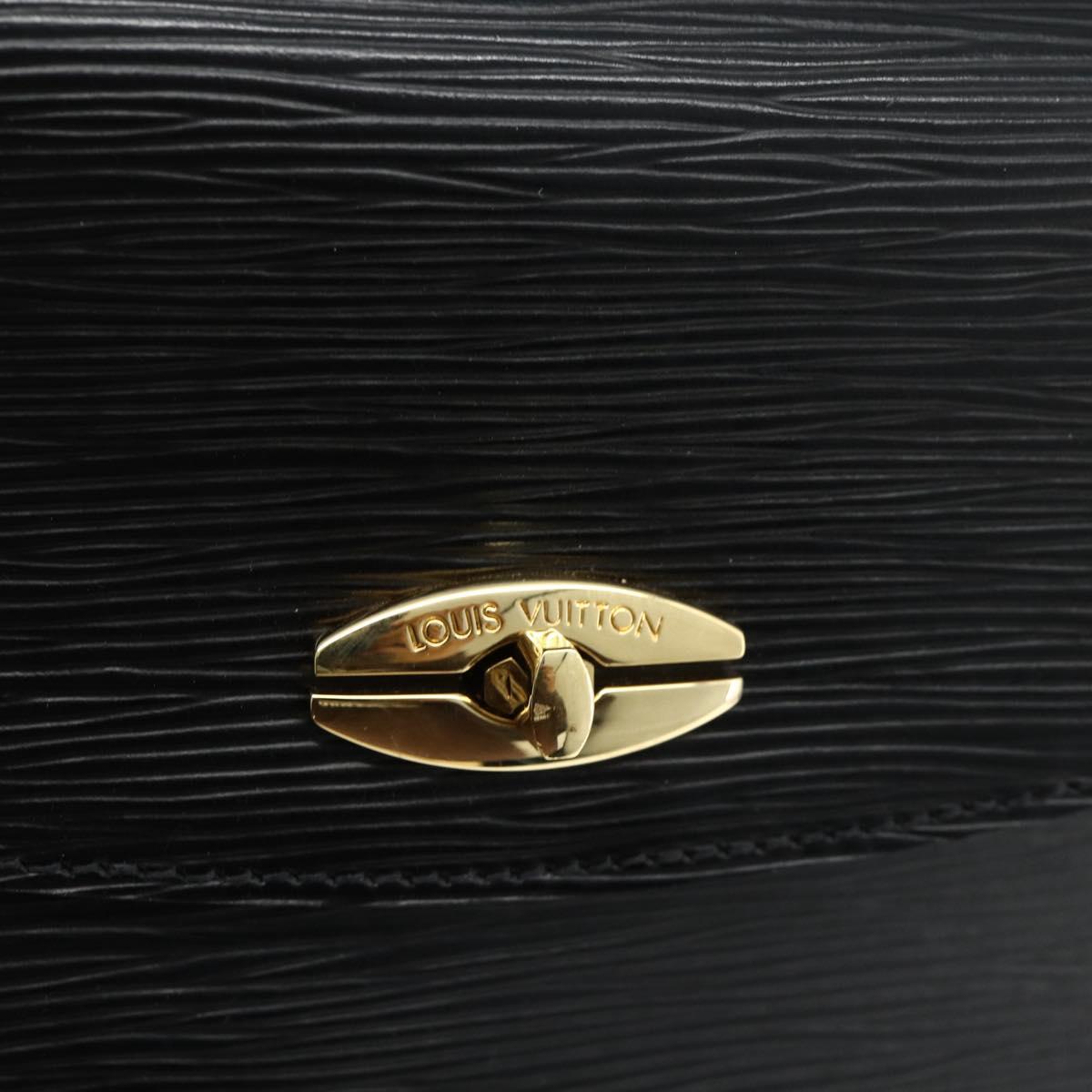 LOUIS VUITTON Epi Malesherbes Hand Bag Black M52372 LV Auth ep14395A