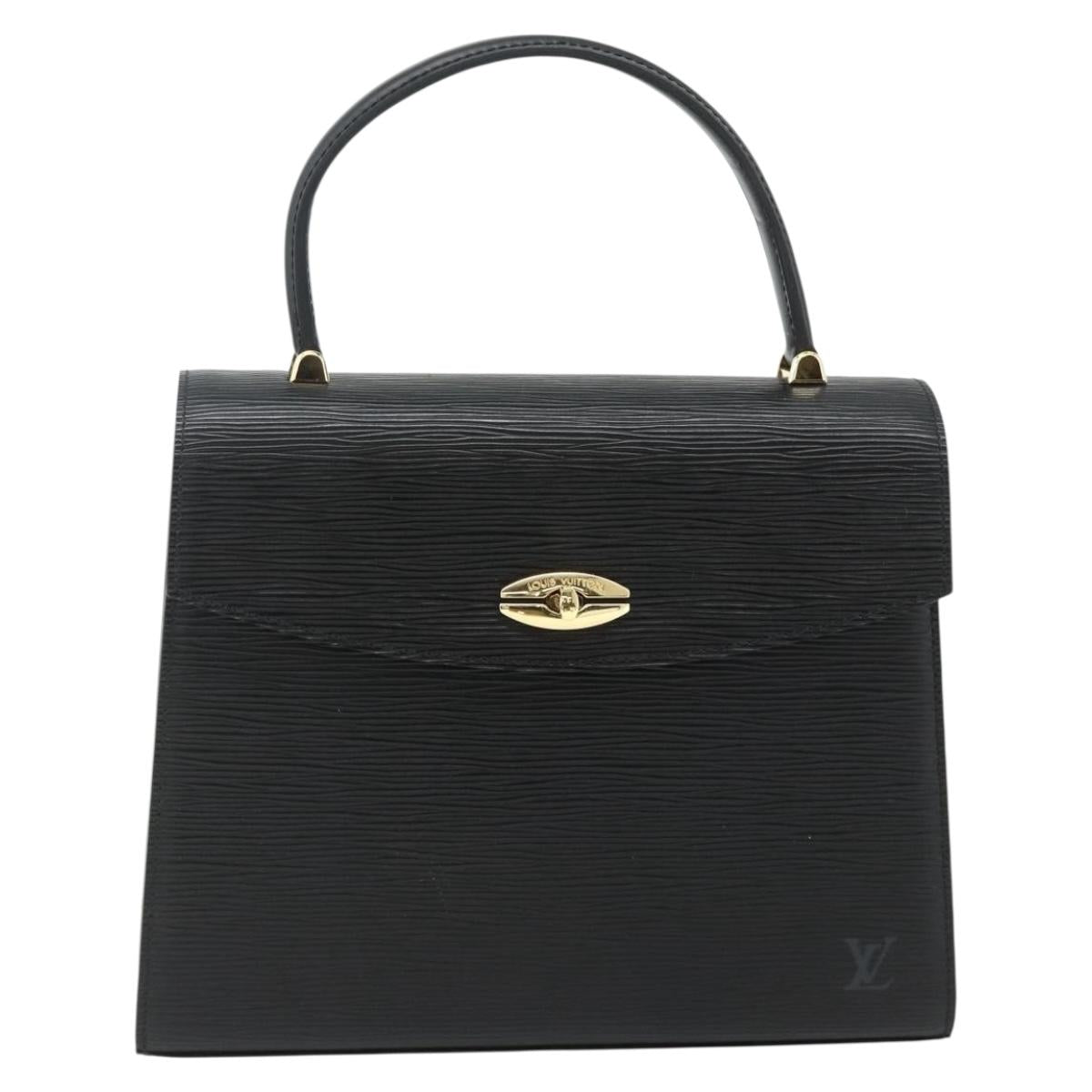 LOUIS VUITTON Epi Malesherbes Hand Bag Black M52372 LV Auth ep14395A