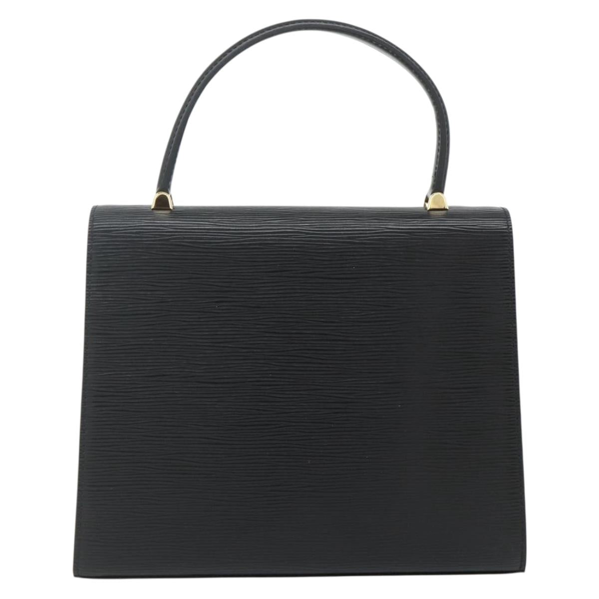 LOUIS VUITTON Epi Malesherbes Hand Bag Black M52372 LV Auth ep14395A