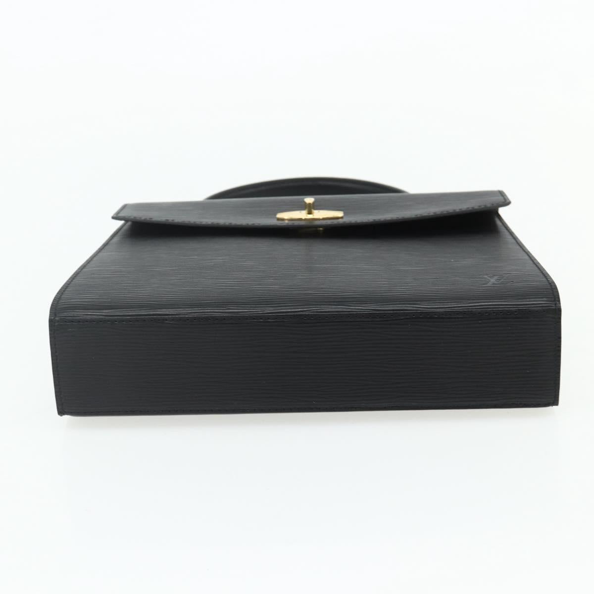 LOUIS VUITTON Epi Malesherbes Hand Bag Black M52372 LV Auth ep14395A