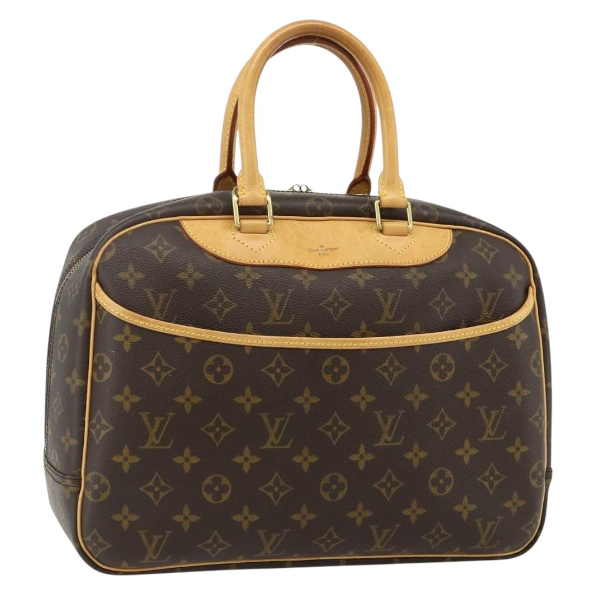 LOUIS VUITTON Monogram Deauville Hand Bag M47270 LV Auth ep14407A