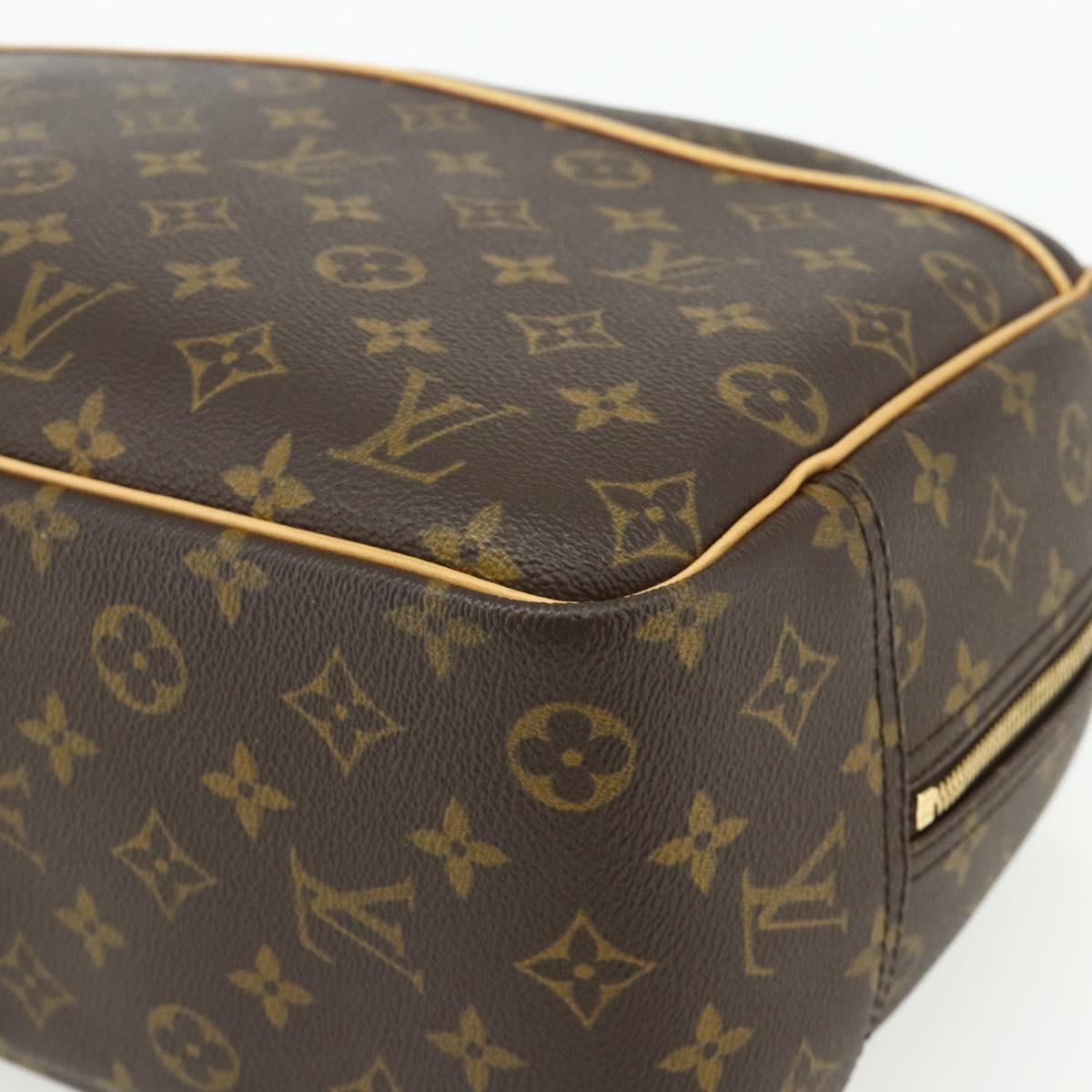LOUIS VUITTON Monogram Deauville Hand Bag M47270 LV Auth ep14407A