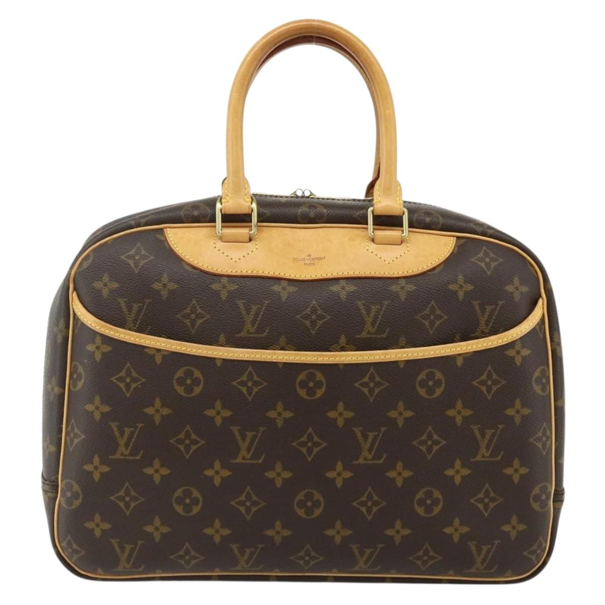LOUIS VUITTON Monogram Deauville Hand Bag M47270 LV Auth ep14407A