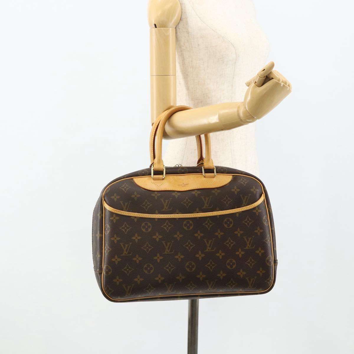 LOUIS VUITTON Monogram Deauville Hand Bag M47270 LV Auth ep14407A
