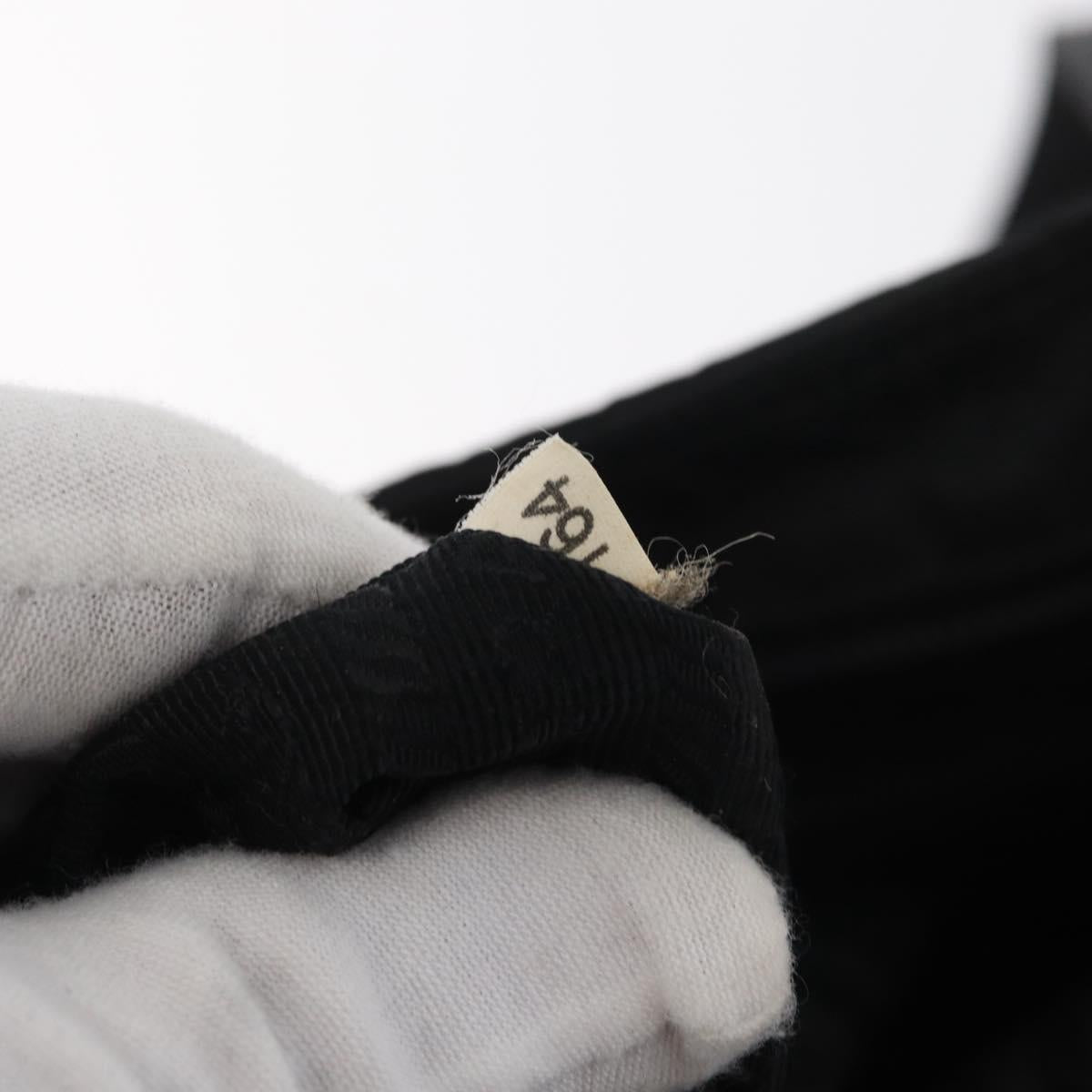 PRADA Shoulder Bag Nylon Black Silver Auth ep14418A