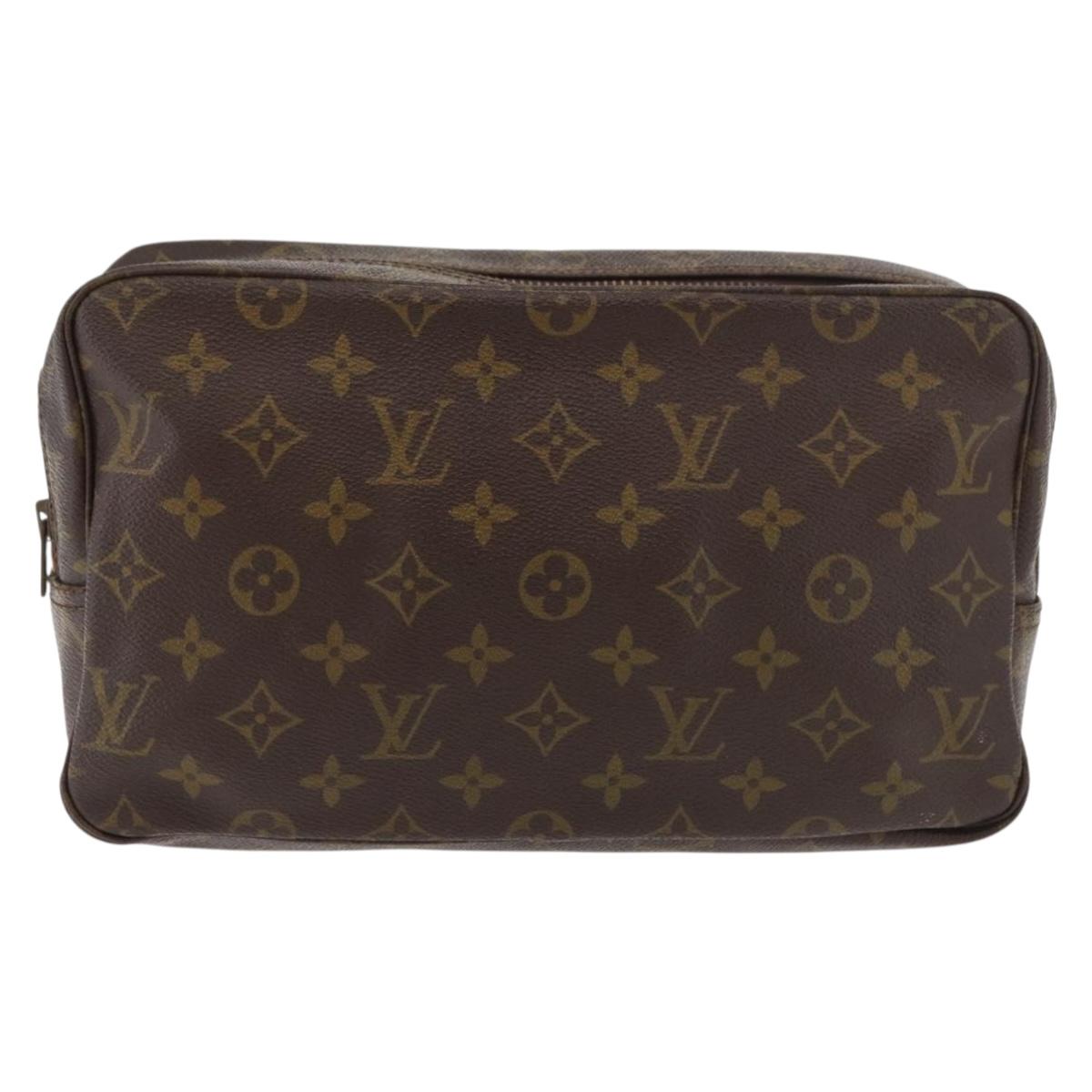 LOUIS VUITTON Monogram Trousse Toilette 28 Clutch Bag M47522 LV Auth ep14433