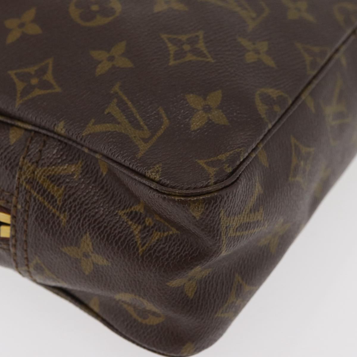 LOUIS VUITTON Monogram Trousse Toilette 28 Clutch Bag M47522 LV Auth ep14433