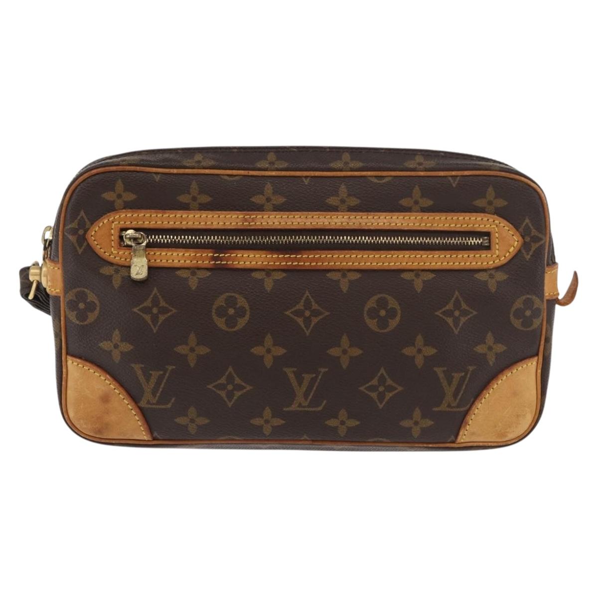 LOUIS VUITTON Monogram Marly Dragonne GM Clutch Bag M51825 LV Auth ep14439