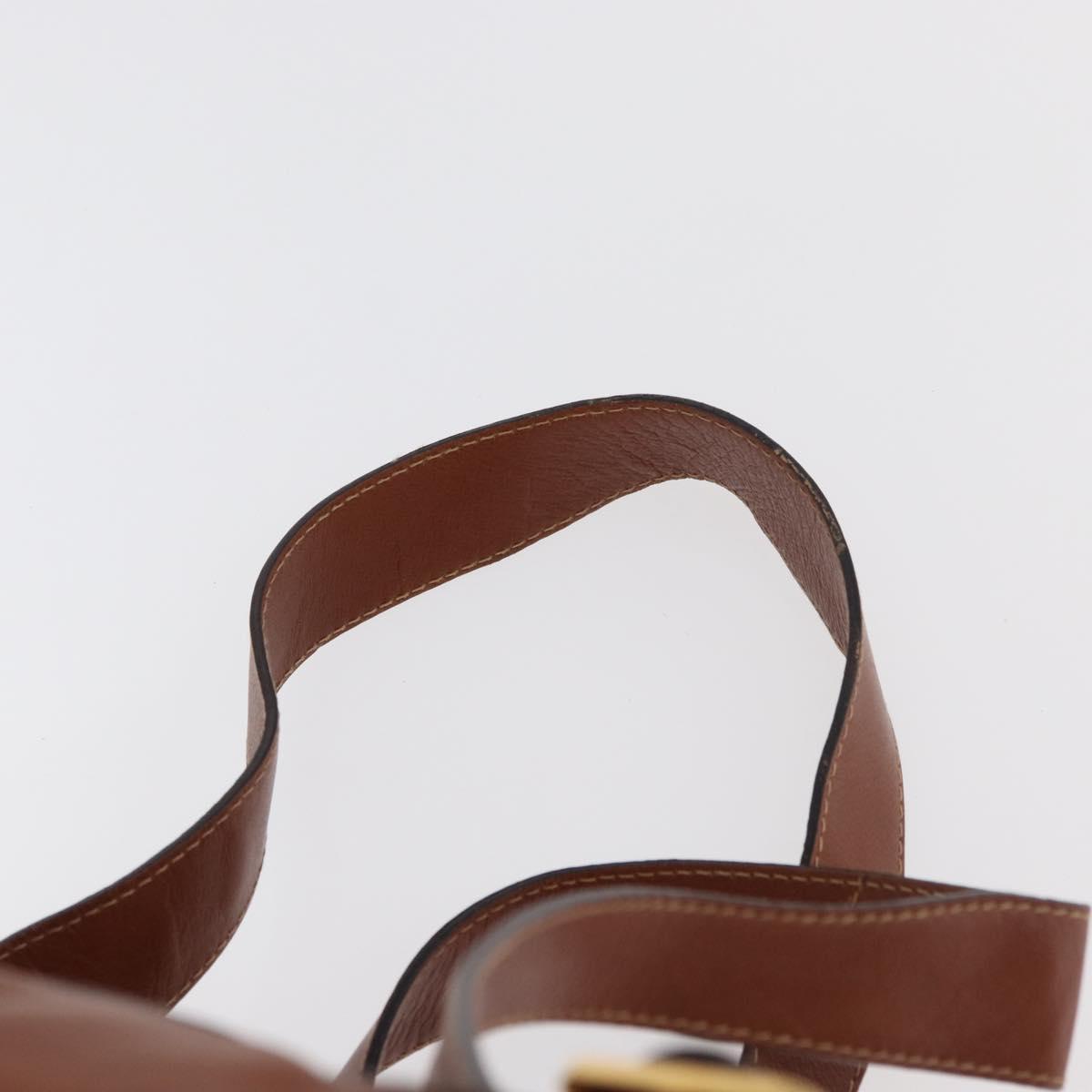 GUCCI Bamboo Backpack Leather Brown Gold 003 2058 0016 Auth ep14447