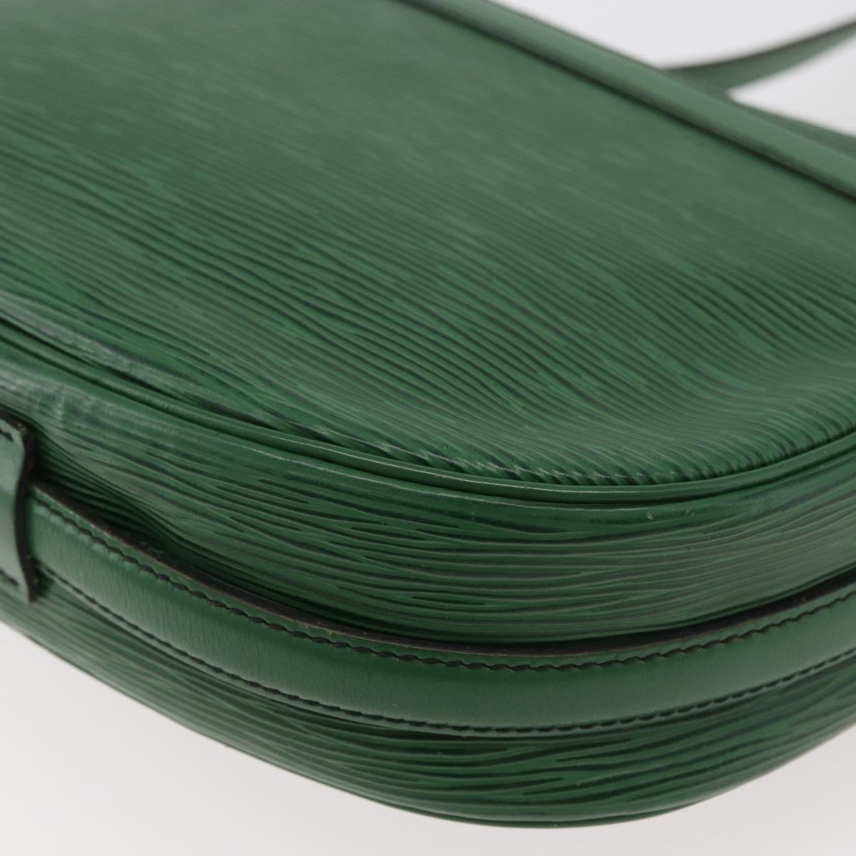 LOUIS VUITTON Epi Jeune Fille MM Shoulder Bag Green M52154 LV Auth ep14448