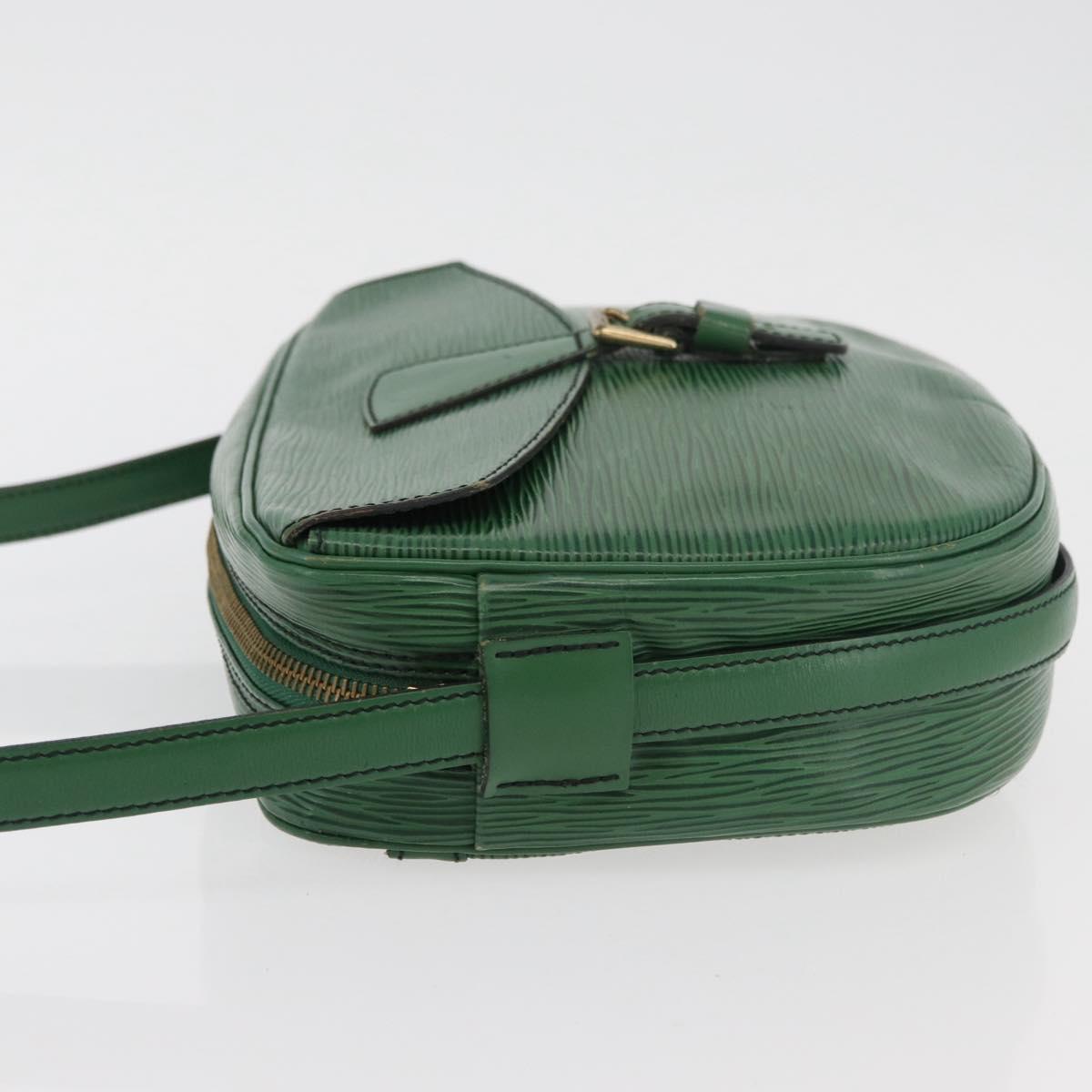 LOUIS VUITTON Epi Jeune Fille MM Shoulder Bag Green M52154 LV Auth ep14448