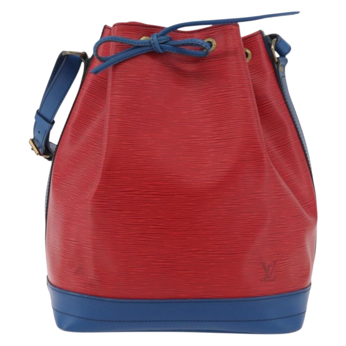 LOUIS VUITTON Epi Noe Shoulder Bag By color Red Blue M44084 LV Auth ep14450A