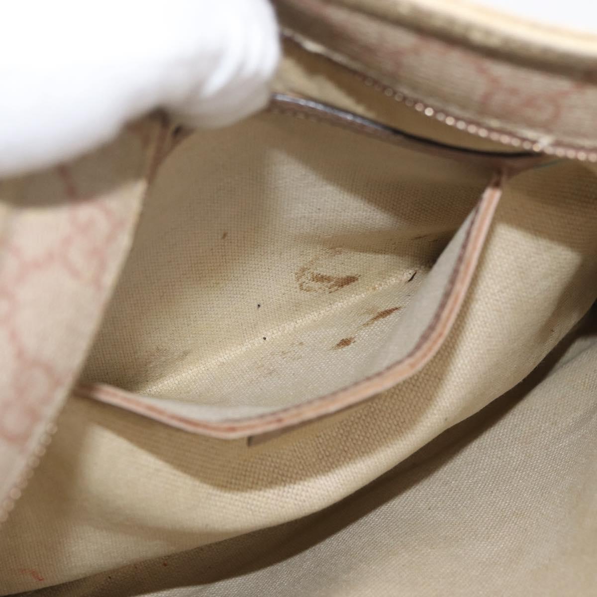 GUCCI GG Supreme Shoulder Bag PVC Pink Gold 295257 Auth ep14460