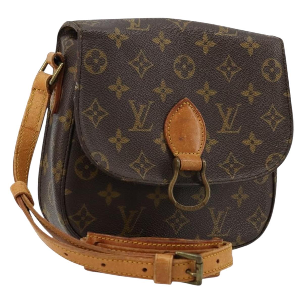 LOUIS VUITTON Monogram Saint Cloud MM Shoulder Bag M51243 LV Auth ep14471