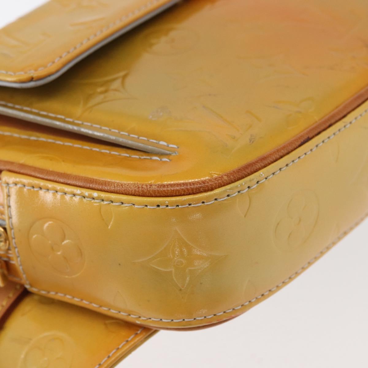 LOUIS VUITTON Monogram Vernis Fulton Waist bag Gris M91041 LV Auth ep14498