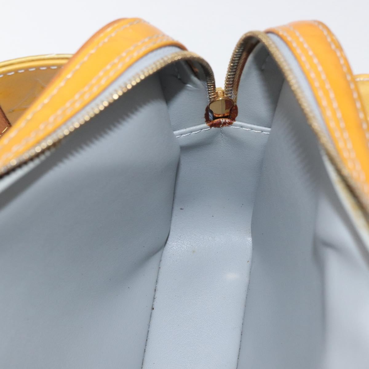 LOUIS VUITTON Monogram Vernis Fulton Waist bag Gris M91041 LV Auth ep14498