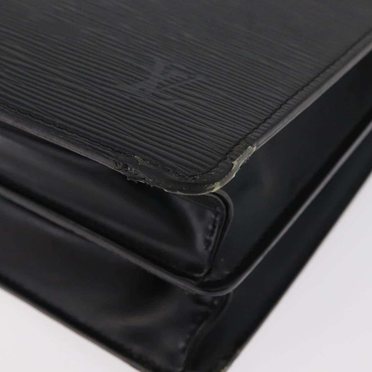LOUIS VUITTON Epi Serviette Conseiller Business Bag Black M54422 LV Auth ep14499