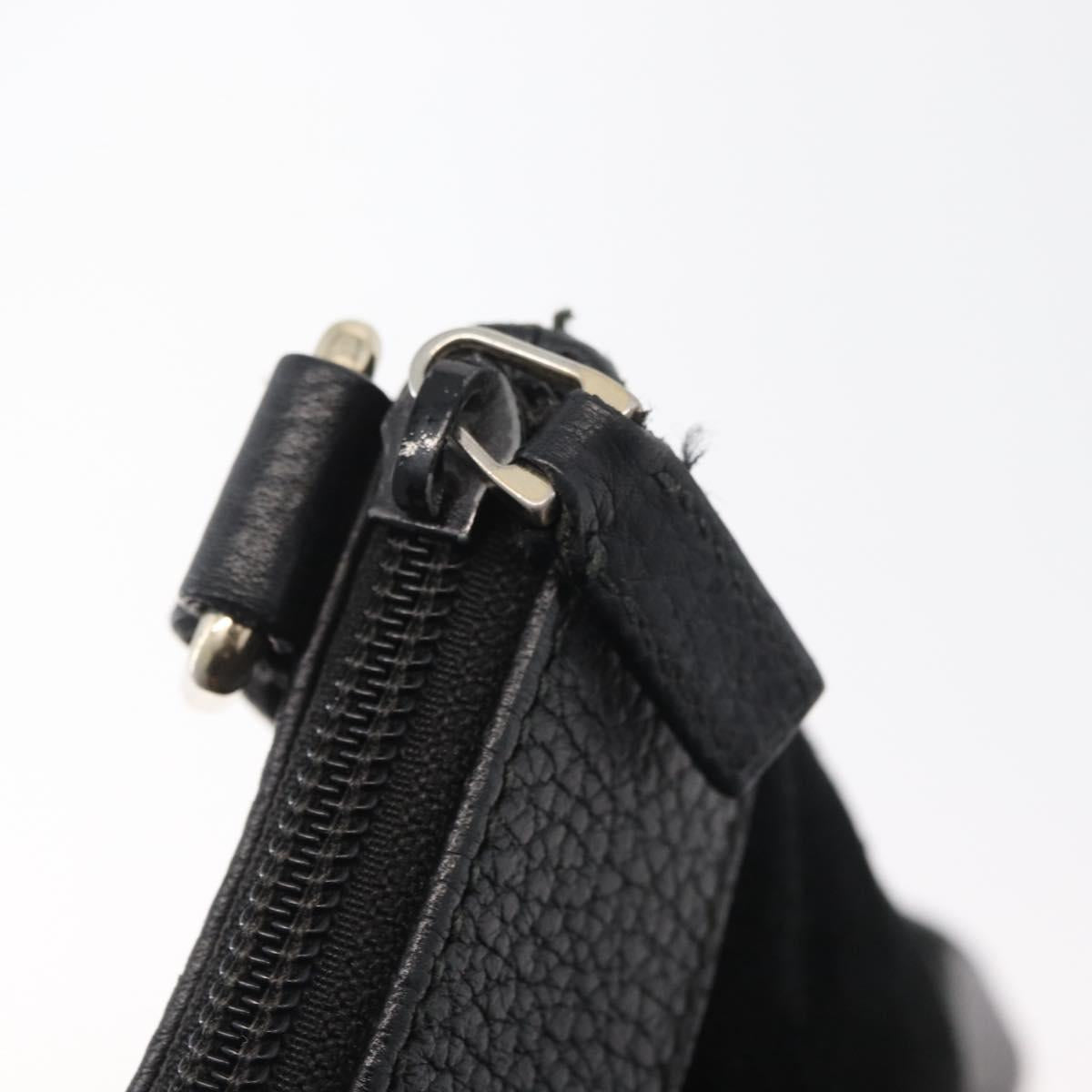 GUCCI GG Canvas Guccissima Bag Leather Suede Outlet Black 272396 Auth ep14504A