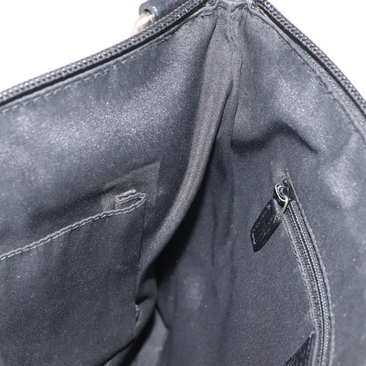 GUCCI GG Canvas Guccissima Bag Leather Suede Outlet Black 272396 Auth ep14504A