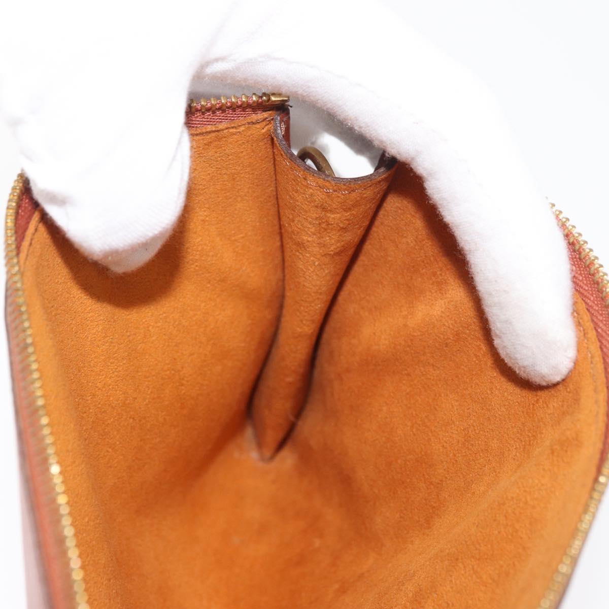 LOUIS VUITTON Epi Pochette Accessoires Pouch Brown M52953 LV Auth ep14506