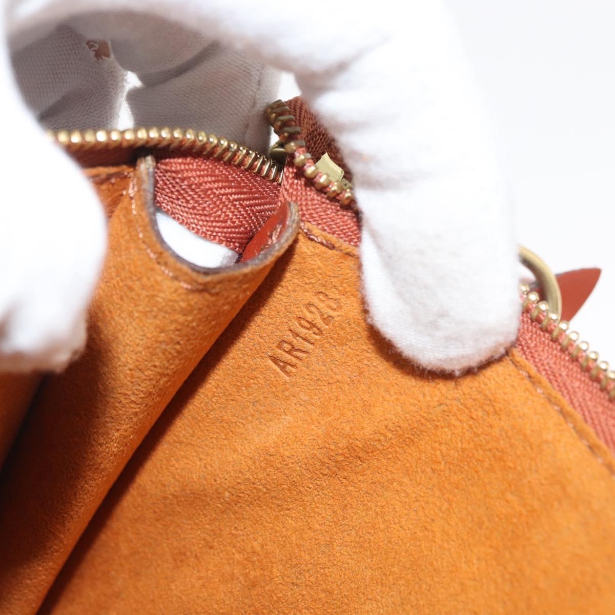 LOUIS VUITTON Epi Pochette Accessoires Pouch Brown M52953 LV Auth ep14506