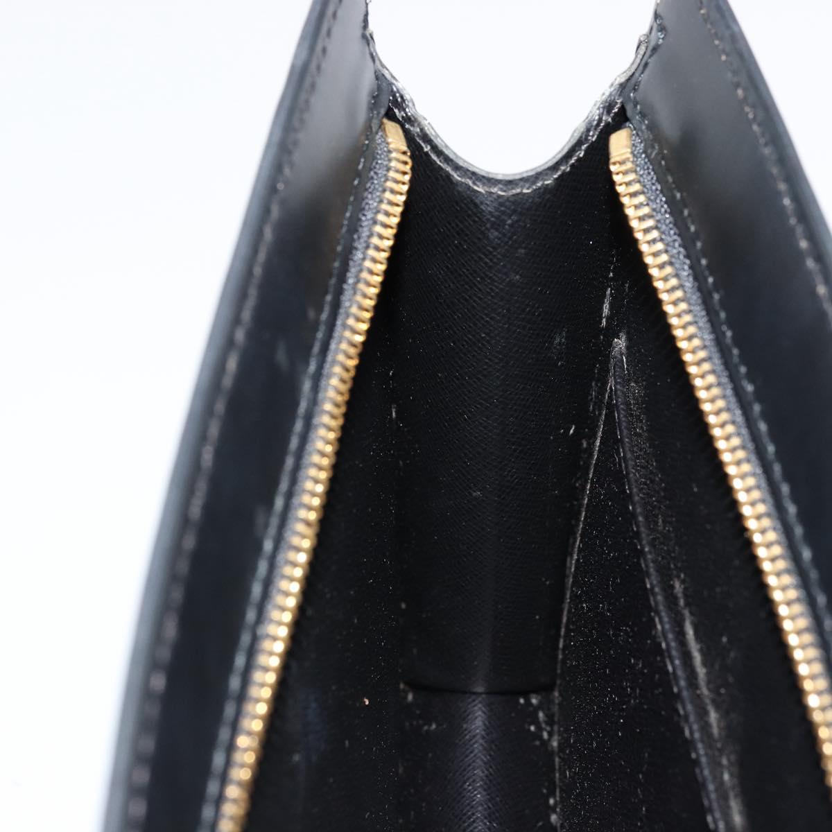 LOUIS VUITTON Epi Pochette Homme Clutch Bag Black M52522 LV Auth ep14507