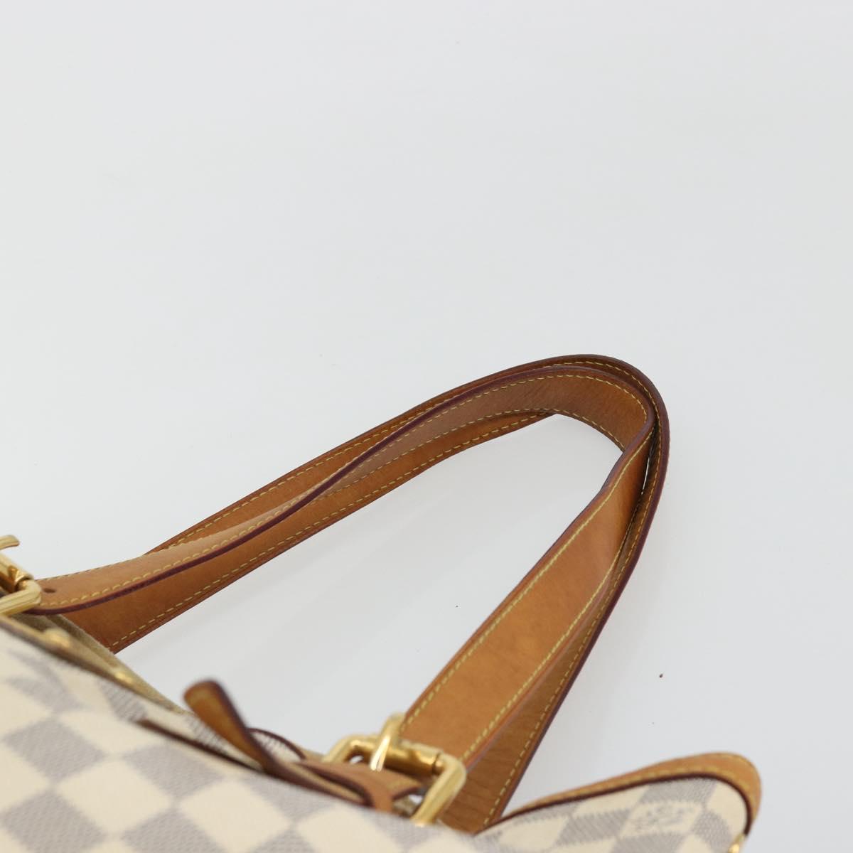 LOUIS VUITTON Damier Azur Hampstead MM Tote Bag N51206 LV Auth ep14515