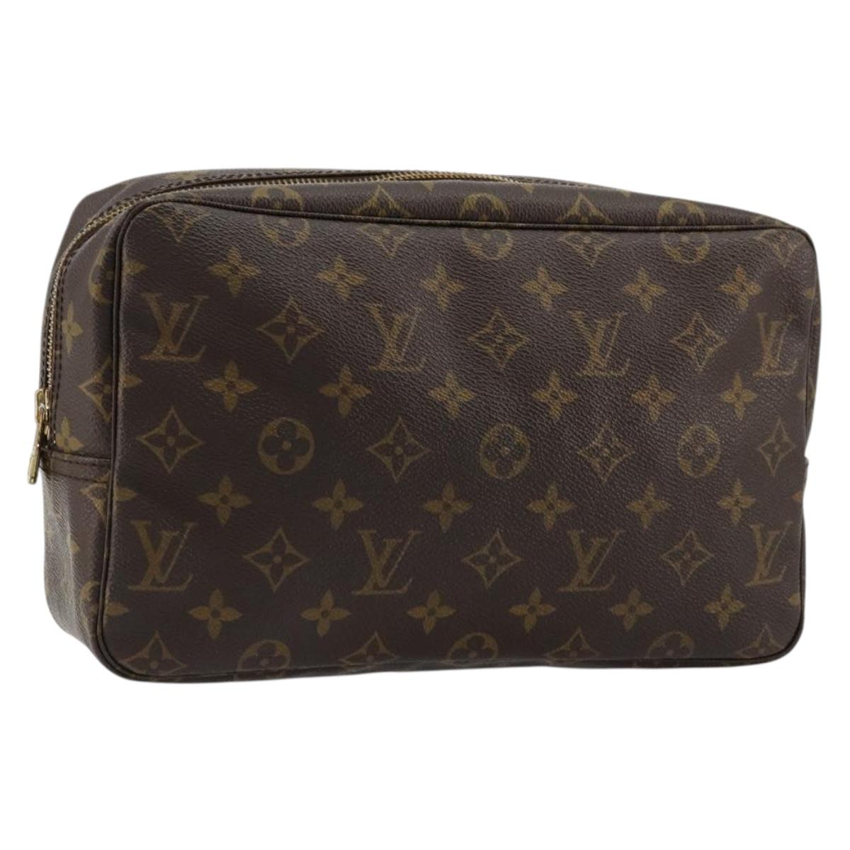LOUIS VUITTON Monogram Trousse Toilette 28 Clutch Bag M47522 LV Auth ep14521