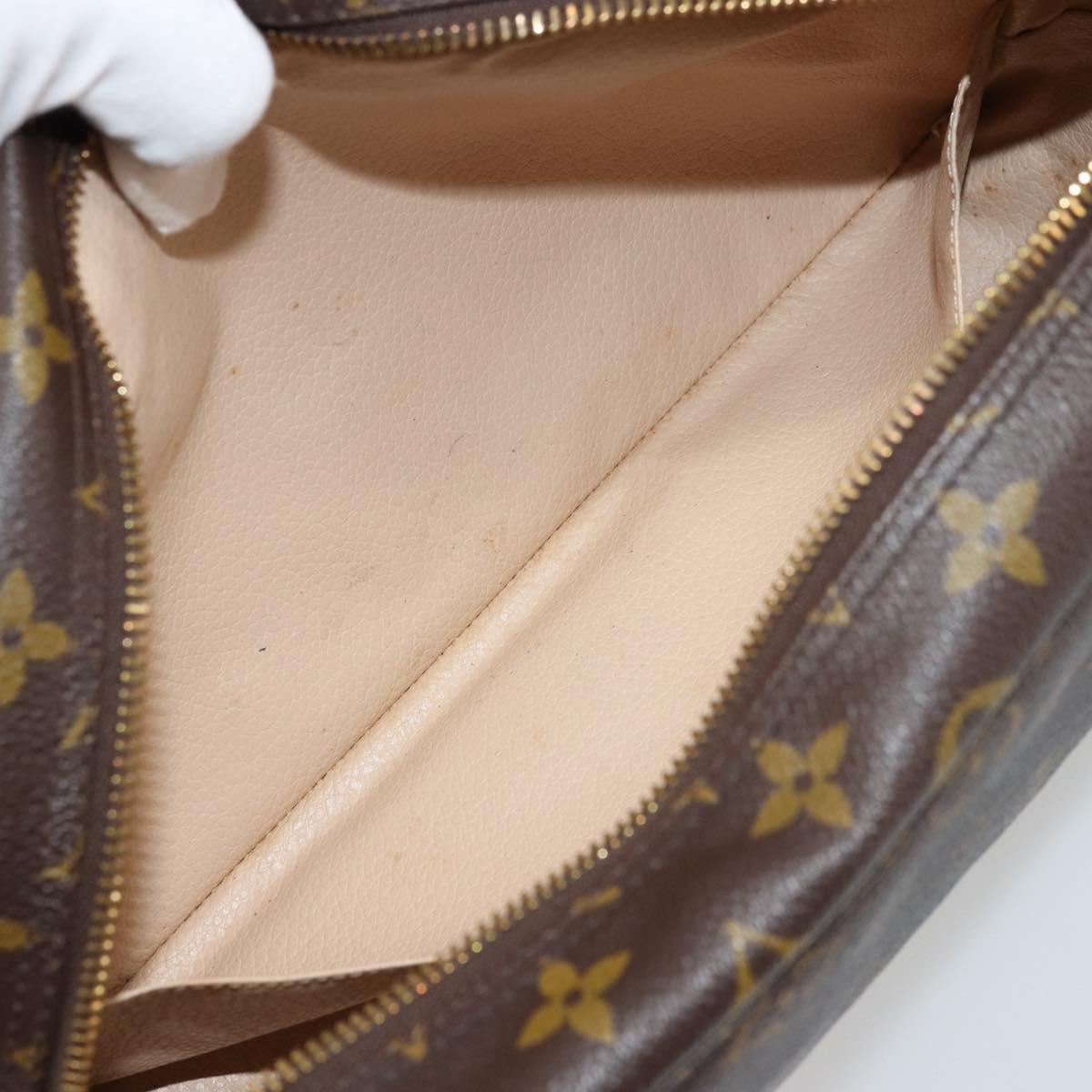LOUIS VUITTON Monogram Trousse Toilette 28 Clutch Bag M47522 LV Auth ep14521