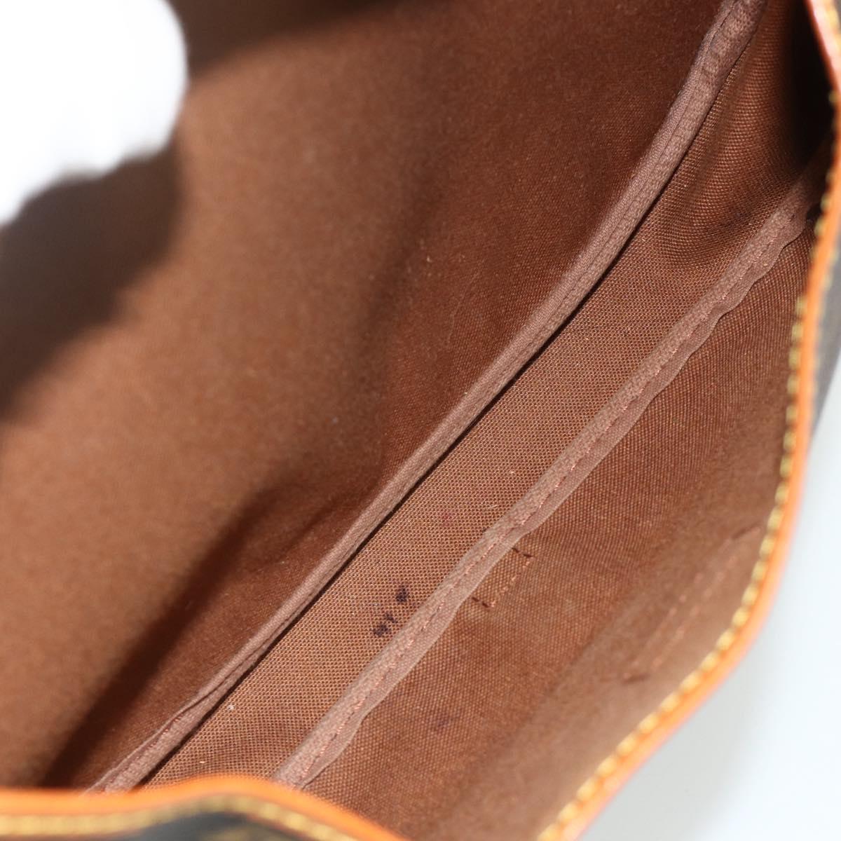 LOUIS VUITTON Monogram Saumur 30 Shoulder Bag M42256 LV Auth ep14523