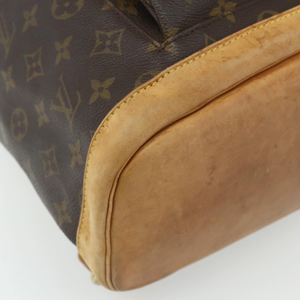 LOUIS VUITTON Monogram Montsouris GM Backpack M51135 LV Auth ep14541