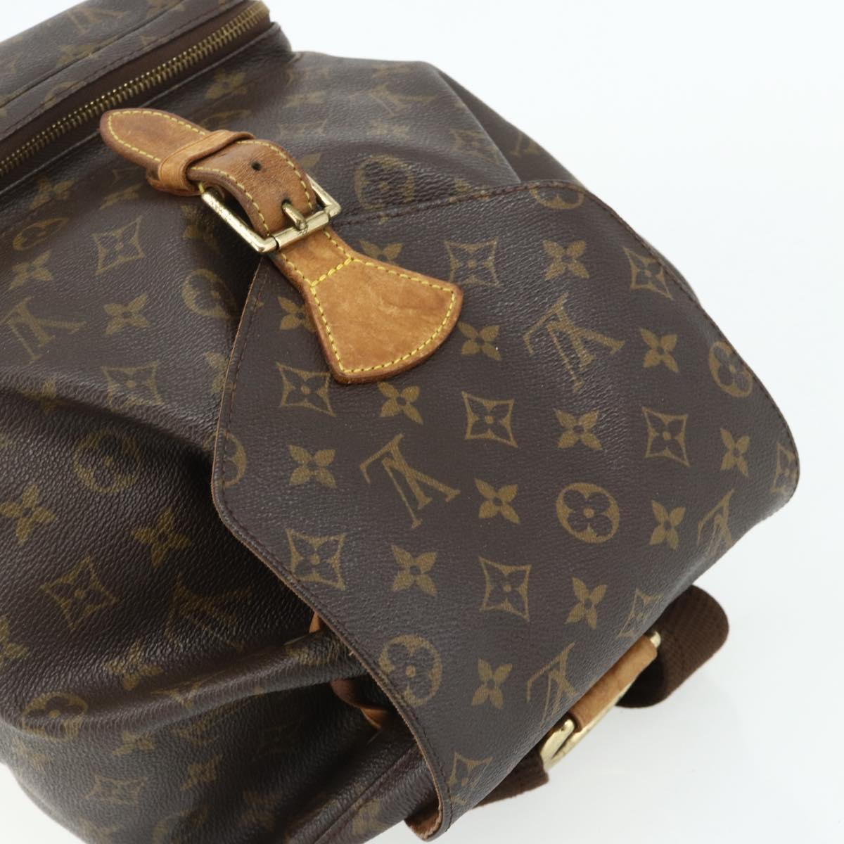 LOUIS VUITTON Monogram Montsouris GM Backpack M51135 LV Auth ep14541