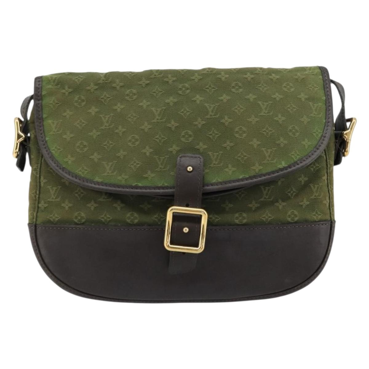LOUIS VUITTON Monogram Mini Belanger Shoulder Bag TST Khaki M92673 Auth ep14547