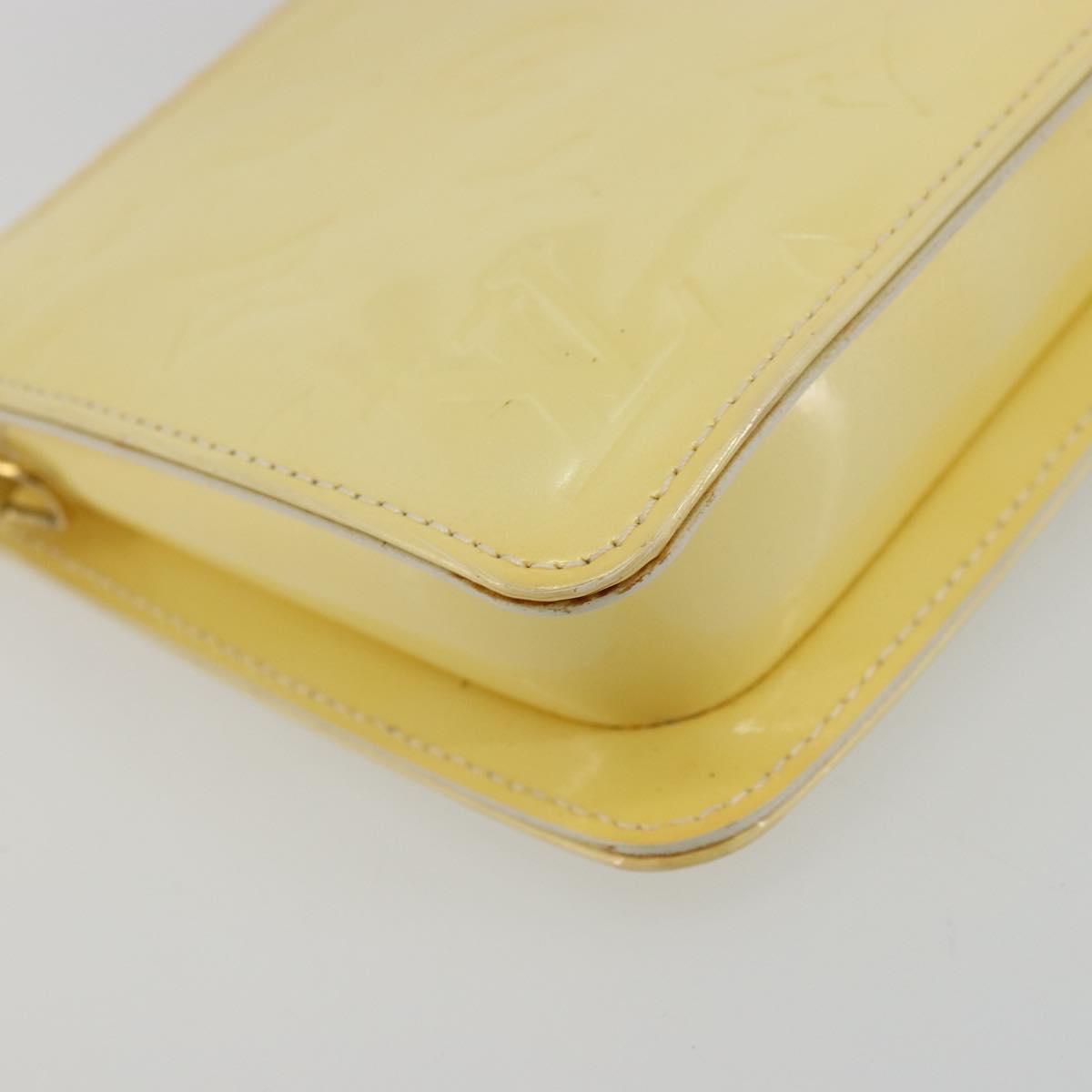 LOUIS VUITTON Monogram Vernis Lexington Pouch Perle M91345 LV Auth ep14558