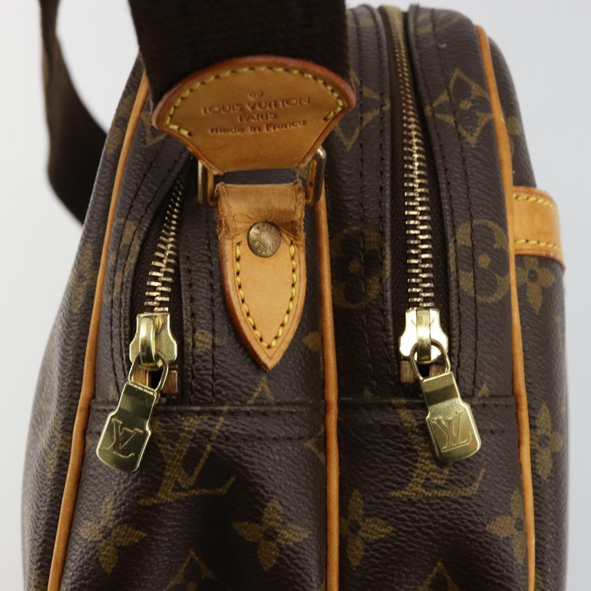 LOUIS VUITTON Monogram Reporter PM Shoulder Bag M45254 LV Auth ep14565