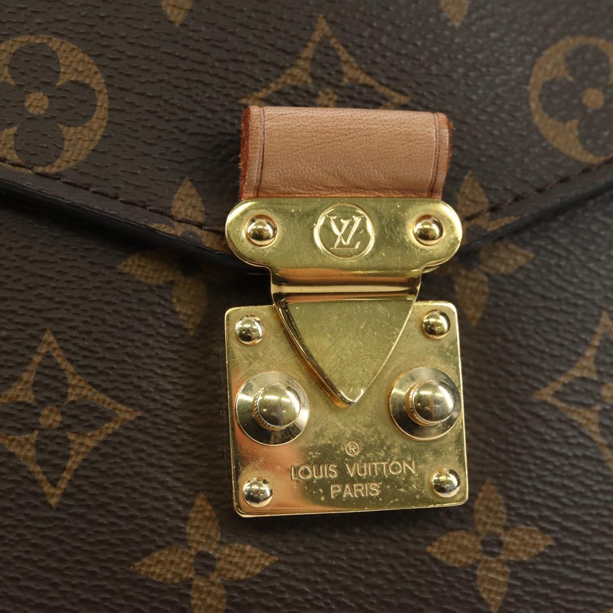 LOUIS VUITTON Monogram Pochette Metis MM Hand Bag 2way M44875 LV Auth ep14589V