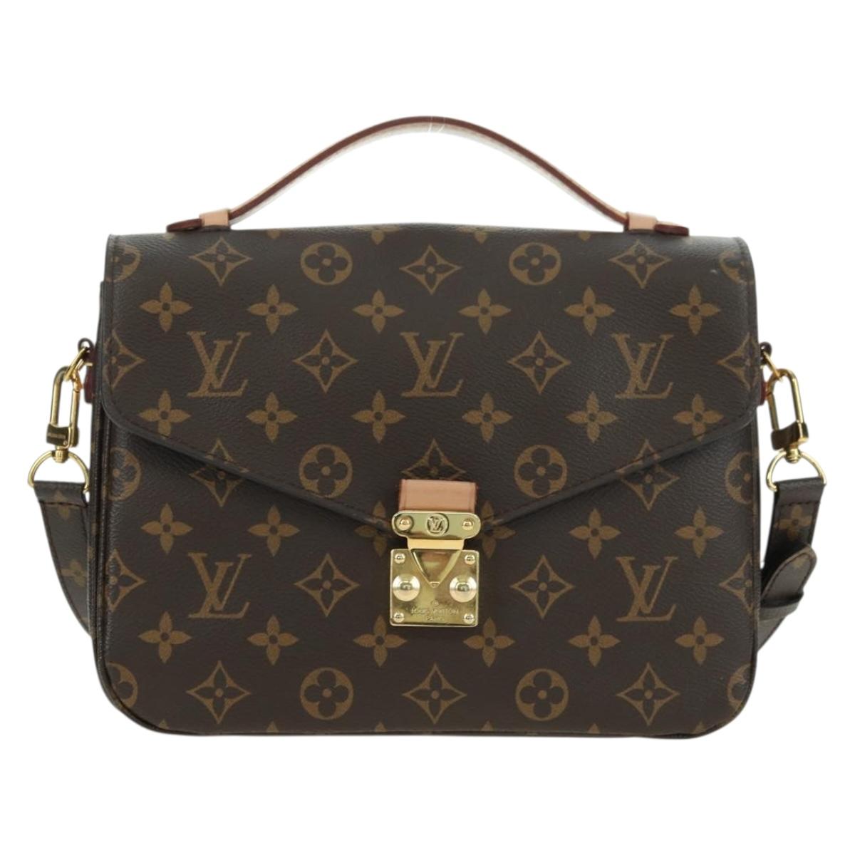 LOUIS VUITTON Monogram Pochette Metis MM Hand Bag 2way M44875 LV Auth ep14589V