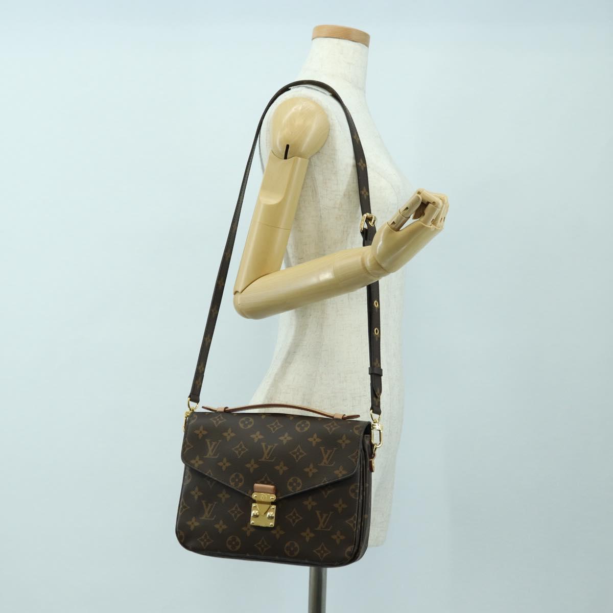 LOUIS VUITTON Monogram Pochette Metis MM Hand Bag 2way M44875 LV Auth ep14589V