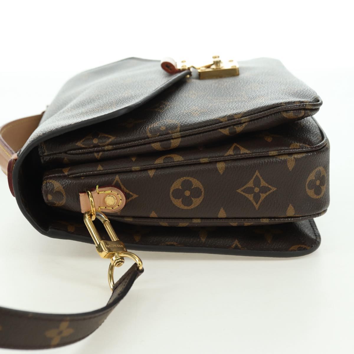 LOUIS VUITTON Monogram Pochette Metis MM Hand Bag 2way M44875 LV Auth ep14589V