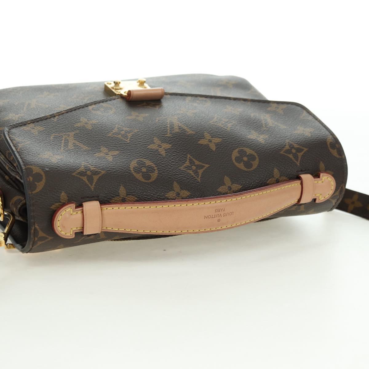 LOUIS VUITTON Monogram Pochette Metis MM Hand Bag 2way M44875 LV Auth ep14589V