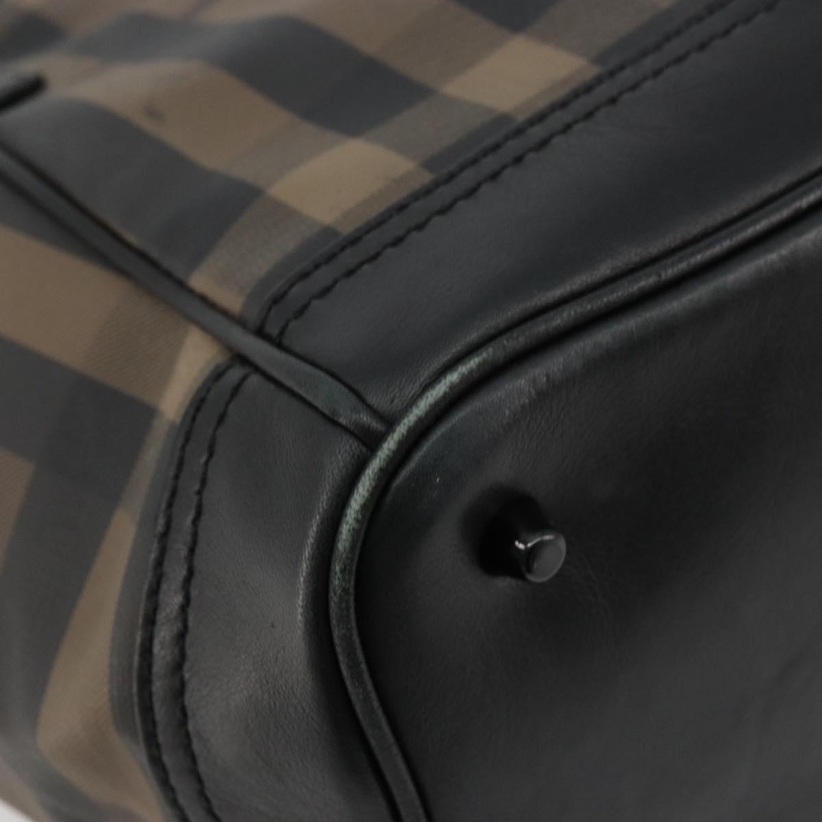 BURBERRY Nova Check Tote Bag PVC Beige Auth ep14617