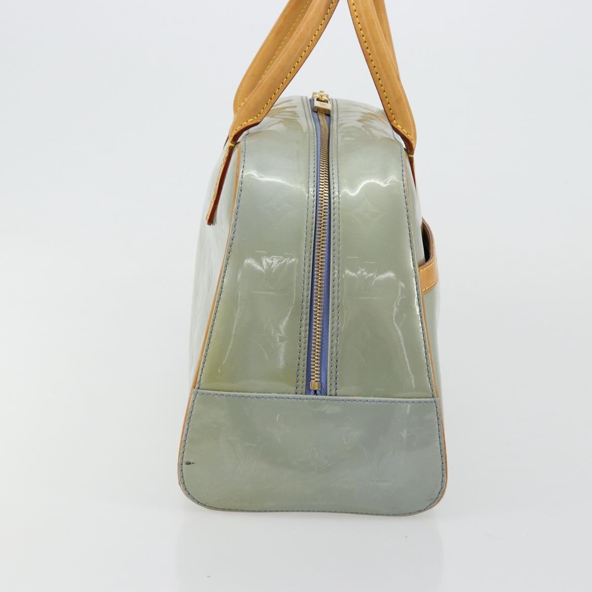 LOUIS VUITTON Monogram Vernis Tompkins Square Hand Bag Lavand LV Auth ep14622